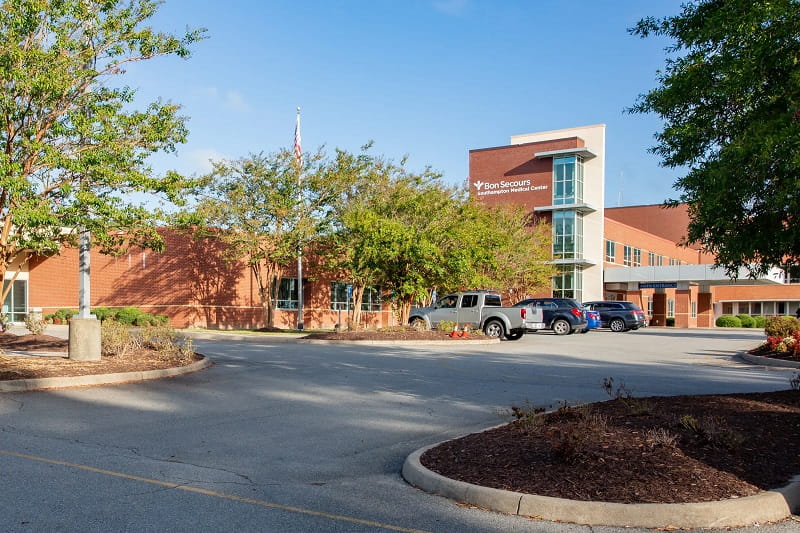 exterior of Bon Secours - Southampon Medical Center