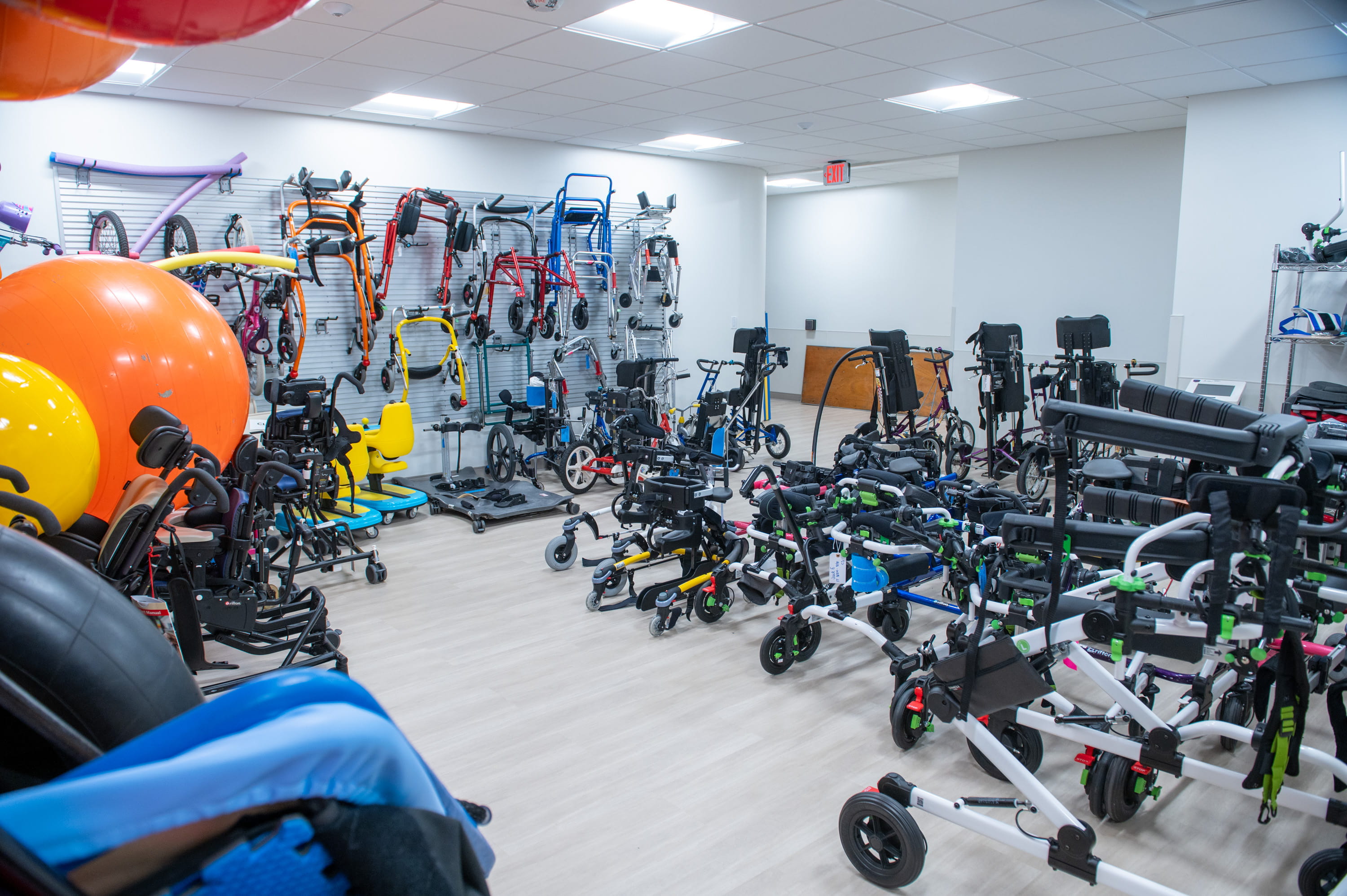 interior view of Richmond Hope Therapy Center equipment room