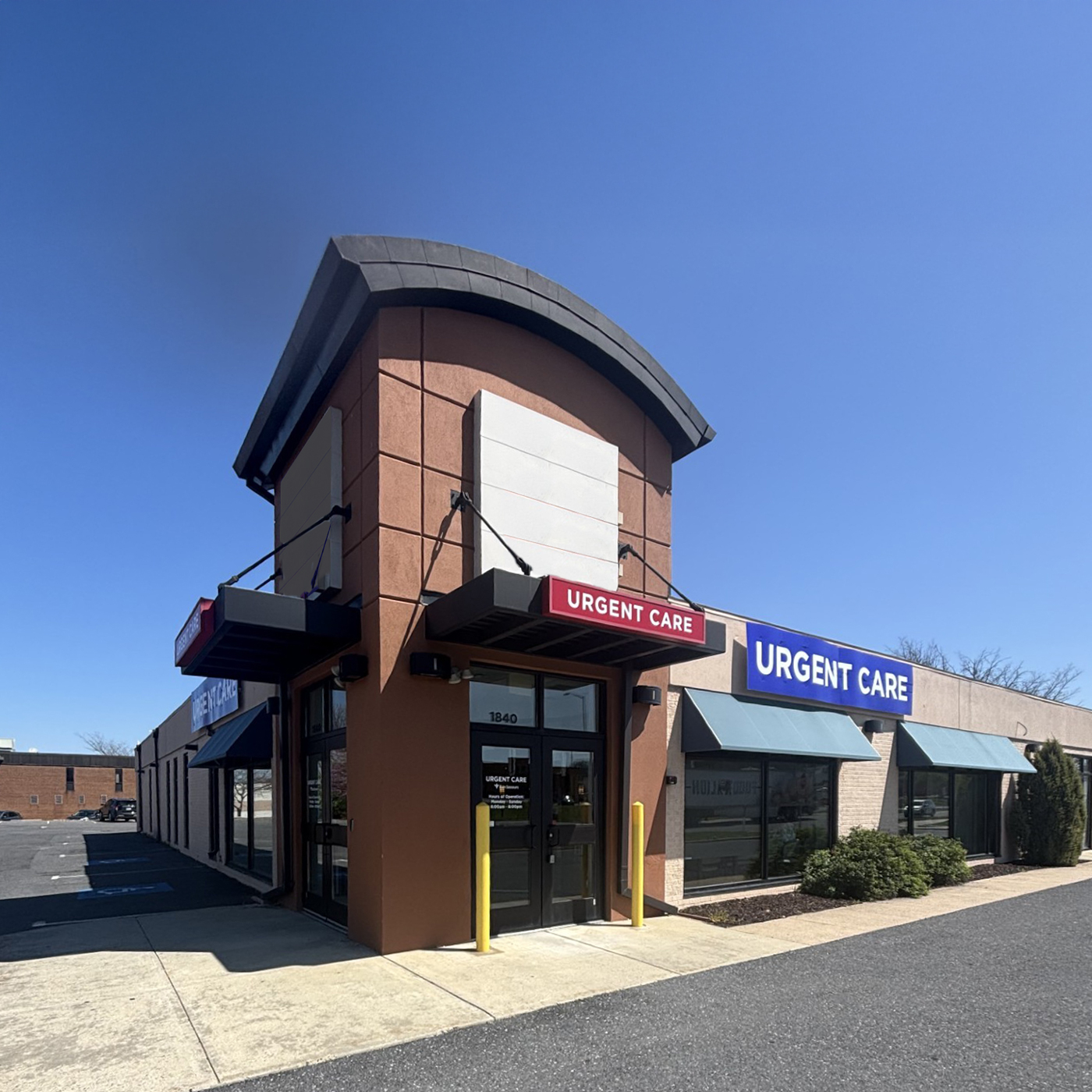 exterior of Bon Secours Urgent Care, Harrisonburg