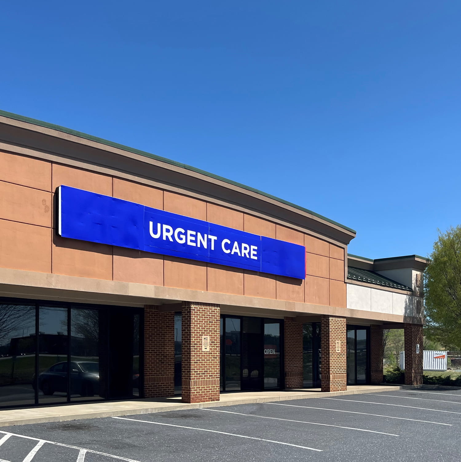 exterior of Bon Secours Urgent Care, Staunton
