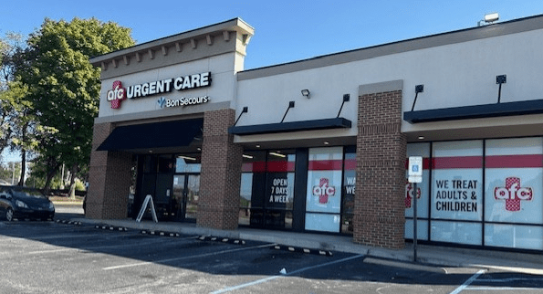 exterior of AFC Urgent Care Bon Secours — Anderson