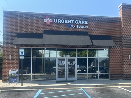 exterior of AFC Urgent Care Bon Secours — Augusta Road