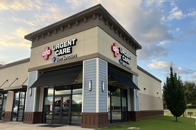 exterior of AFC Urgent Care Bon Secours — Powdersville