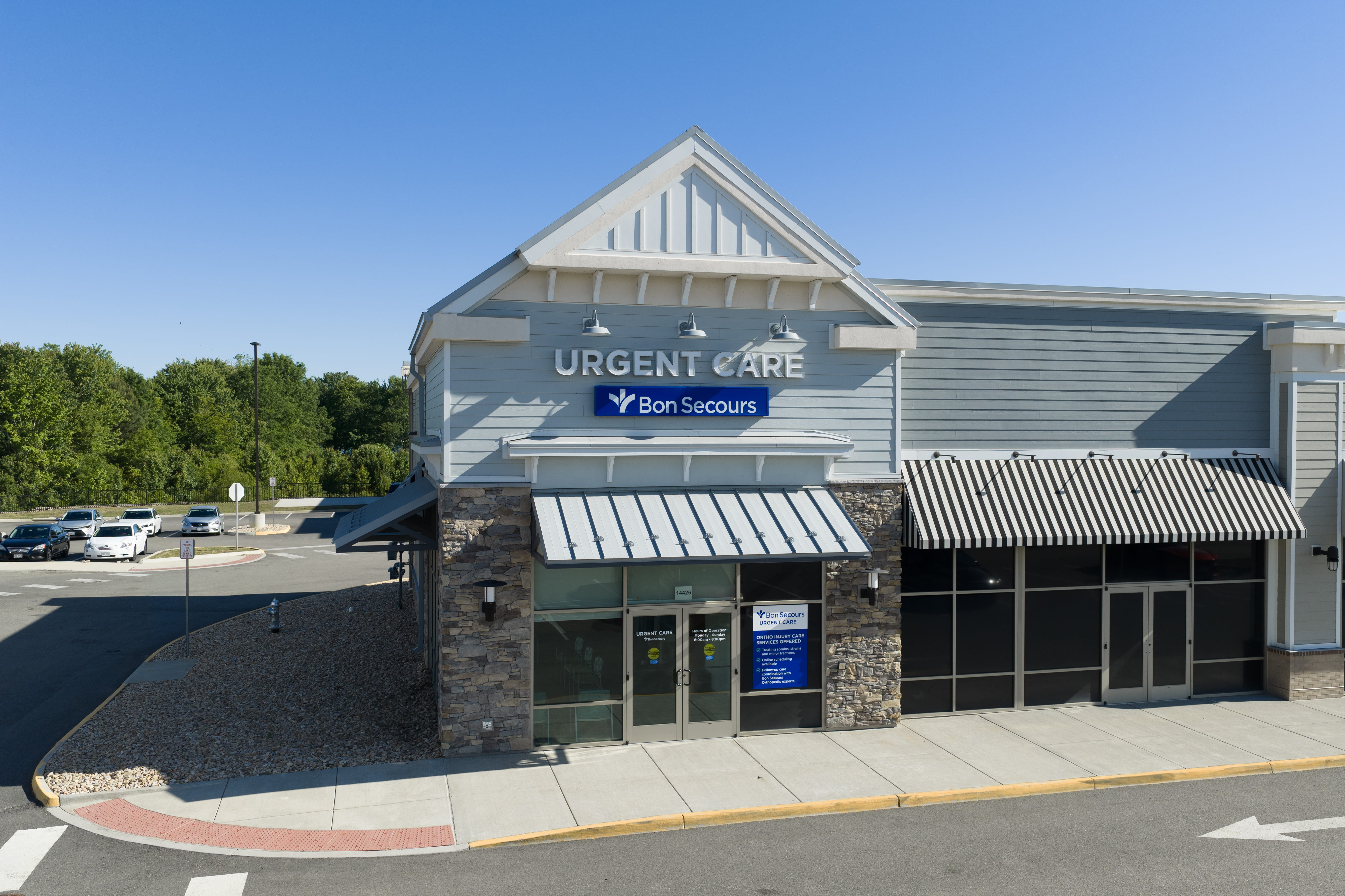 exterior view of Bon Secours Urgent Care, Swift Creek