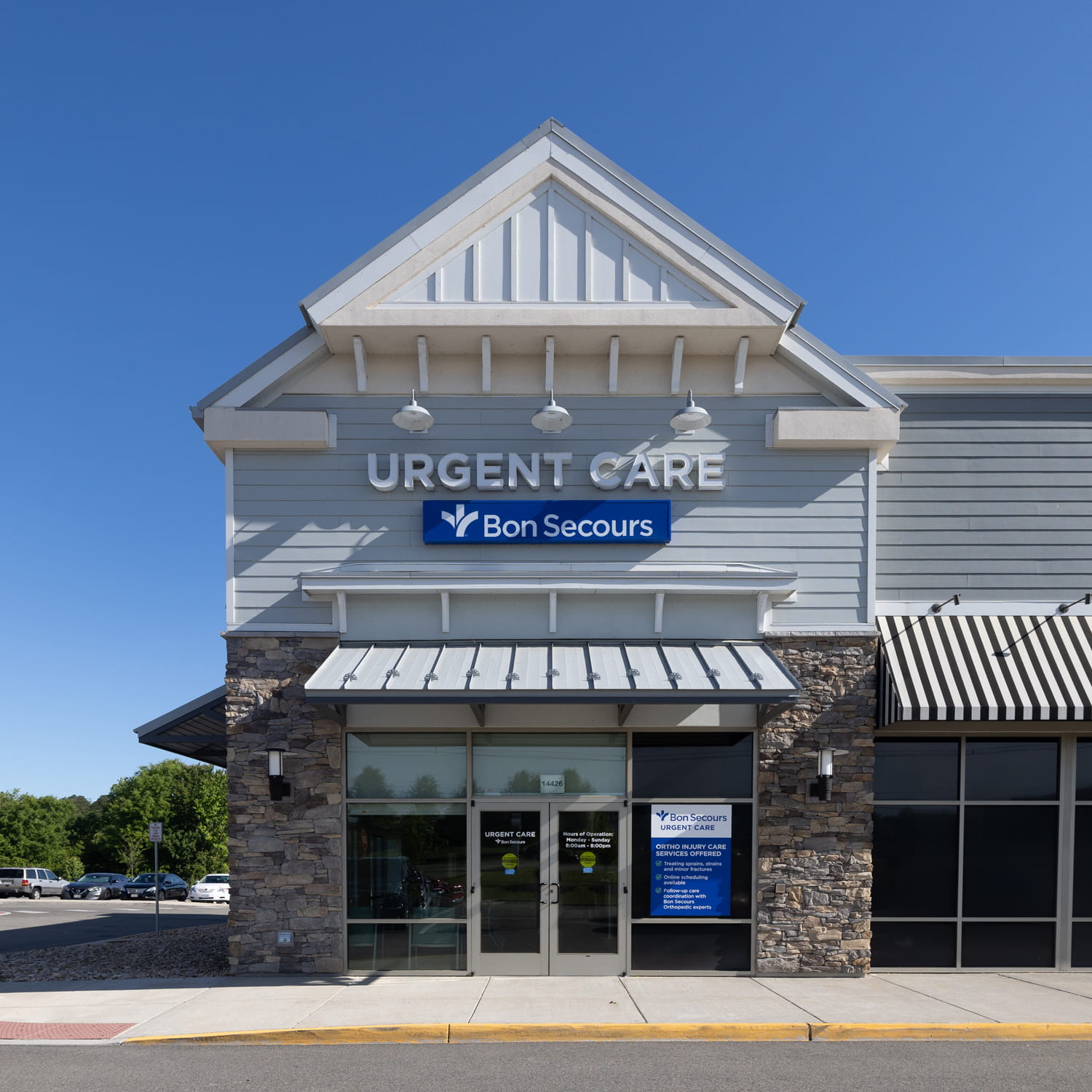 exterior view of Bon Secours Urgent Care, Swift Creek