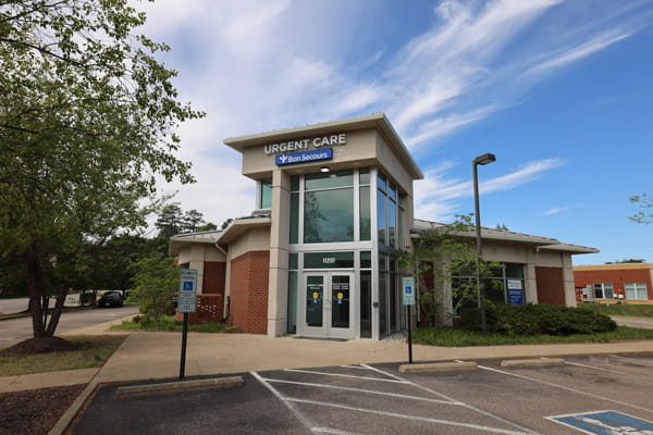 exterior of Bon Secours Urgent Care, Nuckols