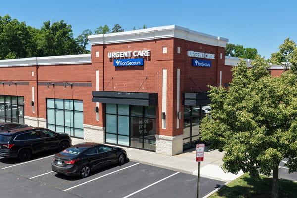 interior view of waiting room at Bon Secours Urgent Care, Staples Mill