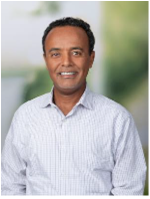 Biniyam Eyasu is the Cardiology Clinical Pharmacy Specialist at Memorial Regional Medical Center.   Male white shirt