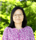 Thuy Tran is an ambulatory care clinical pharmacy specialist with the Bon Secours Medical Group. Woman with floral dress.